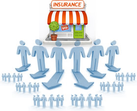 traditional insurance marketing with social media